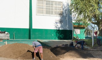 Playa de estacionamiento para el Polideportivo